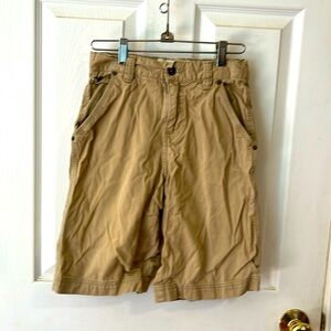 Khaki cargo shorts